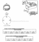 Blower Housing Rewind Assy Diagram and Parts List for  Briggs and Stratton Engine